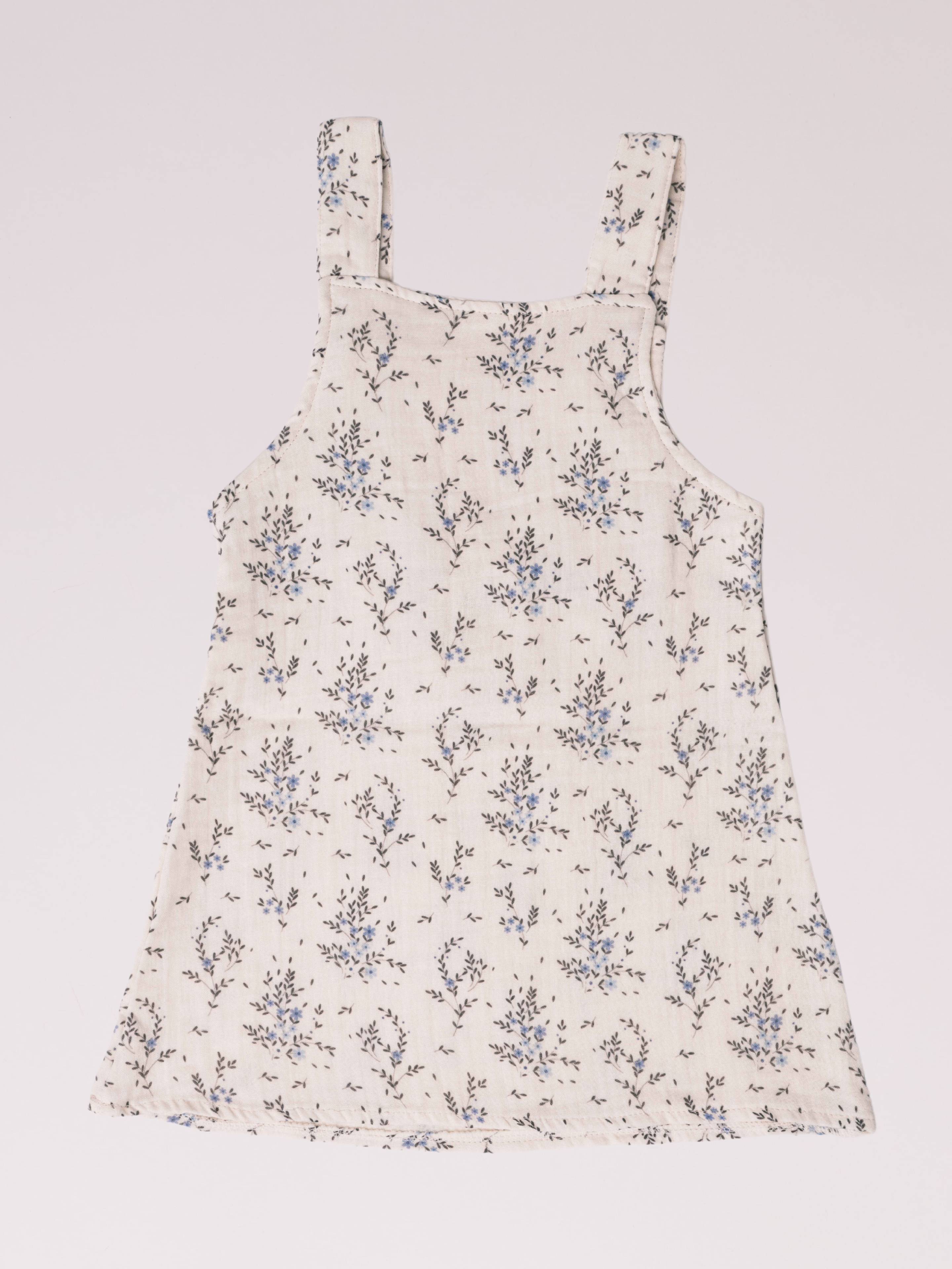 Strappy Muslin Girls' Dress - Stylish and Comfortable Design - Ages 3-10